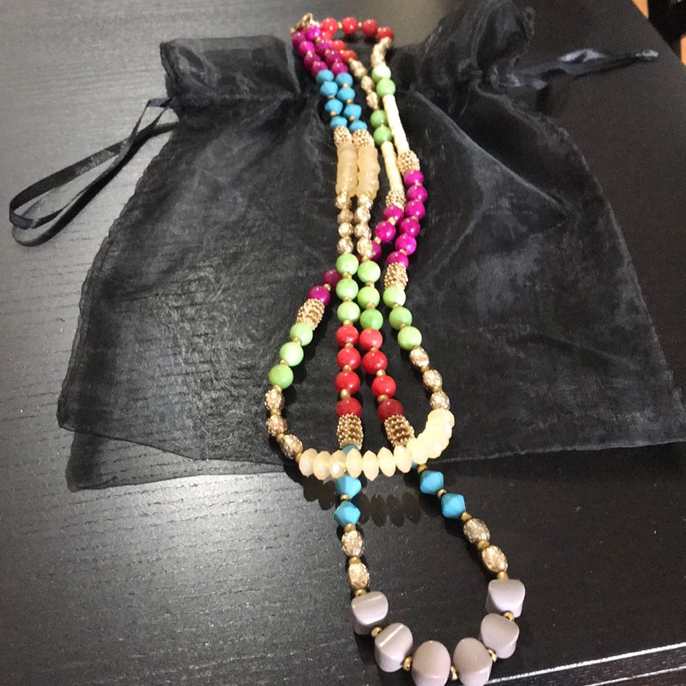 Anthropologie multicolored necklace
